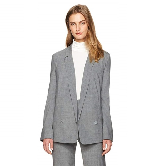 Halston Heritage Jackets & Blazers - Halston Heritage Womens Sleeve Long Suiting Blazer